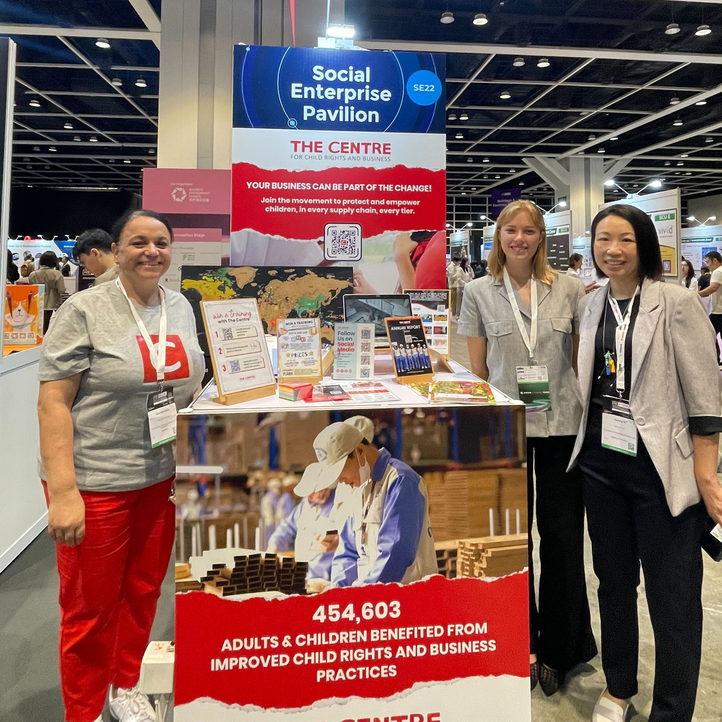 Our Hong Kong team at our 2025 ReThink booth